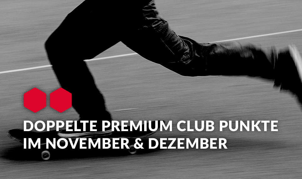 Doppelte Premium Club Punkte im November & Dezember