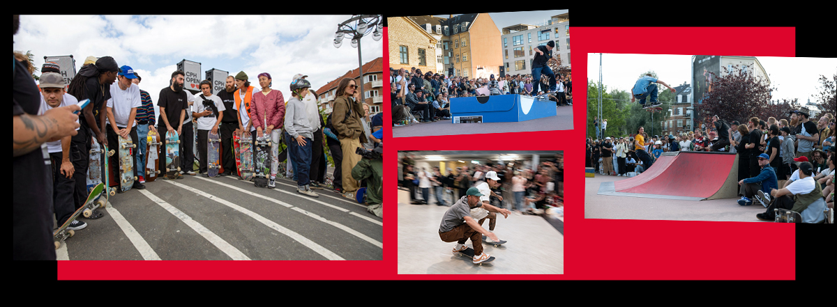 Crowd at CPH open Black Plaza Copenhagen by Marcel Veldman and some action shots