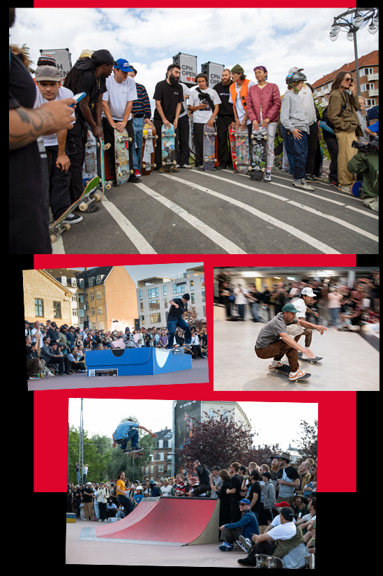 Crowd at CPH open Black Plaza Copenhagen by Marcel Veldman and some action shots
