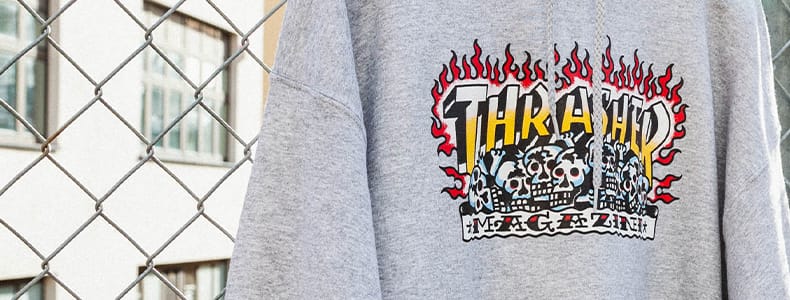Circulaire Voorschrijven droogte Shop Thrasher hoodies, t-shirts & more online | skatedeluxe