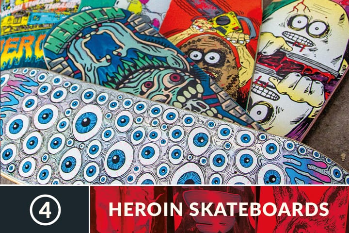 Heroin Skateboards Banner