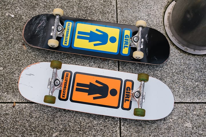 skatedeluxe x Girl Skateboards Collabo Decks