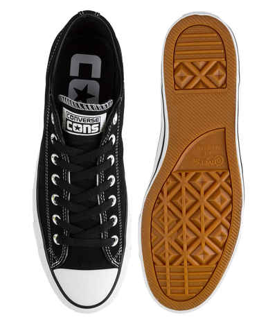 Shop Converse CONS Chuck All Star Pro Ox Shoes (black black white) online | skatedeluxe
