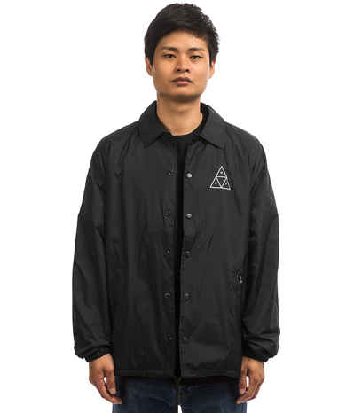 HUF Essentials TT Coaches Jacket (black) buy at skatedeluxe