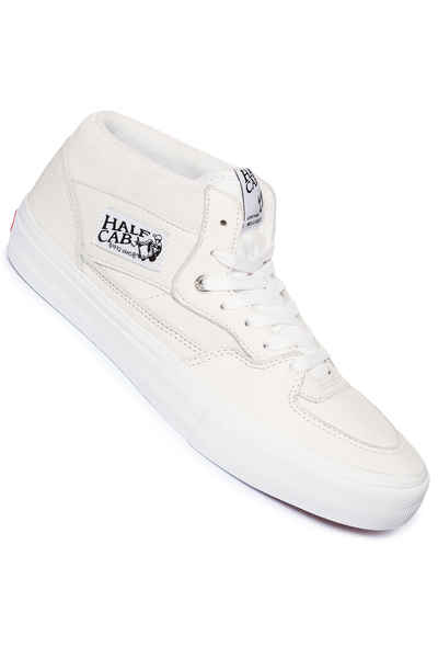 Vans Half Cab Pro Leather Shoes (white 