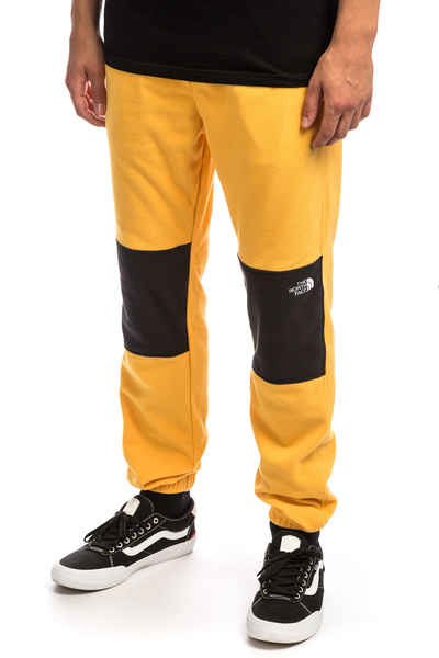 north face yellow pants