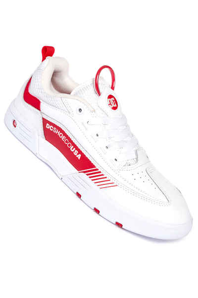 dc legacy 98 slim red & white shoes