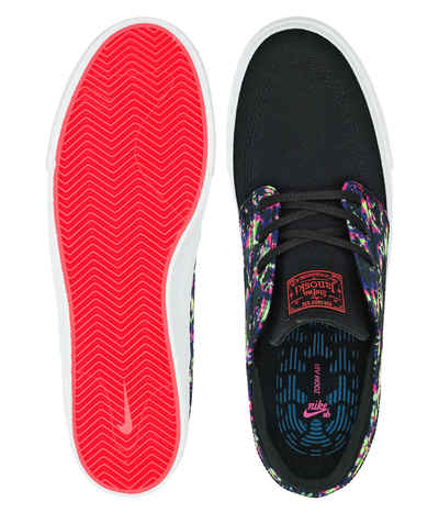 Nike Sb Zoom Janoski Canvas Premium Rm Shoes Black Laser Crimson Buy At Skatedeluxe