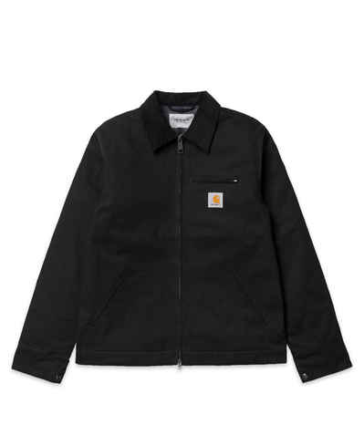 Carhartt WIP Detroit Jacket (black rigid) buy at skatedeluxe Carhartt WIP Script Coach Jacket (black wax II) buy at