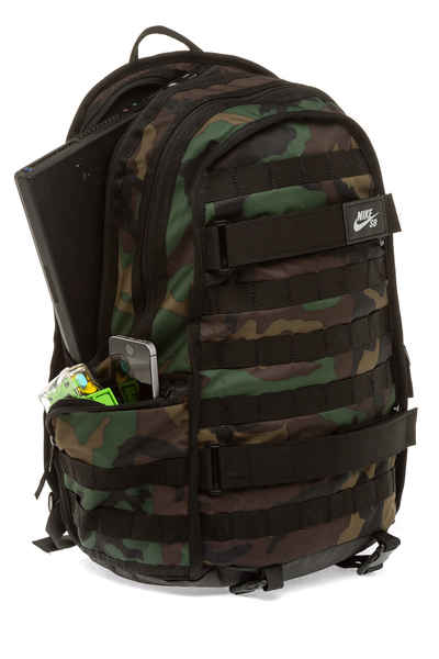 Nike Sb Rpm Backpack 26l Black Black Black Camo Buy At Skatedeluxe