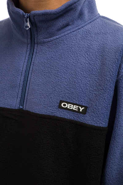 obey half zip sweatshirt