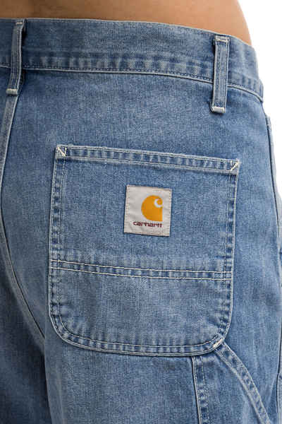 Carhartt WIP Ruck Single Knee Norco Shorts (blue worn bleached 