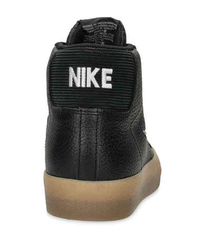 Nike Sb Zoom Blazer Mid Premium Shoes Black White Gum Buy At Skatedeluxe