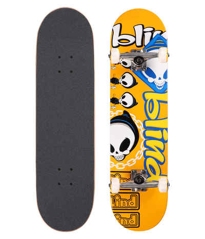 Blind Skateboard Complete Tantrum FP 8.0" x 31.5" Orange 14" WB 