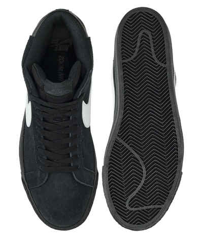 Nike Sb Zoom Blazer Mid Shoes Black White Black Buy At Skatedeluxe