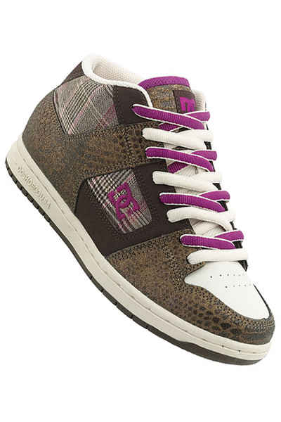 purple plaid dc shoes