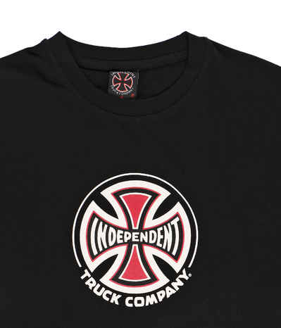 Independent Trucks INDEPENDENT TRUCK CO' Skateboard T Shirt Black Warning M 