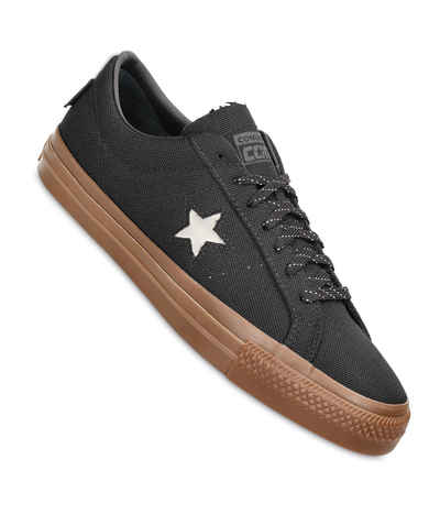 Shop Converse One Star Pro Cordura (black dark gum) online | skatedeluxe