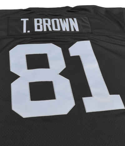 Mitchell & Ness LOS ANGELES RAIDERS CREWNECK - TIM BROWN Black