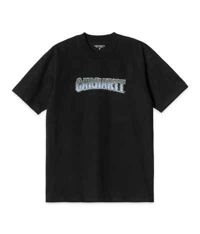 Shop Carhartt WIP Slow Script Organic T-Shirt (black) online | skatedeluxe