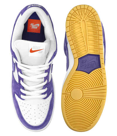 Shop Nike SB Dunk Low Pro Iso Shoes (court purple white) online