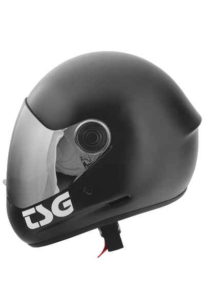 Satin TSG Pass Full Visor Helmet Solid Colour Vollvisierhelm Pass Solid Color Unisex 