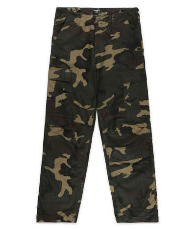 Shop Carhartt WIP Regular Cargo Pant Columbia Pants (camo laurel rinsed ...