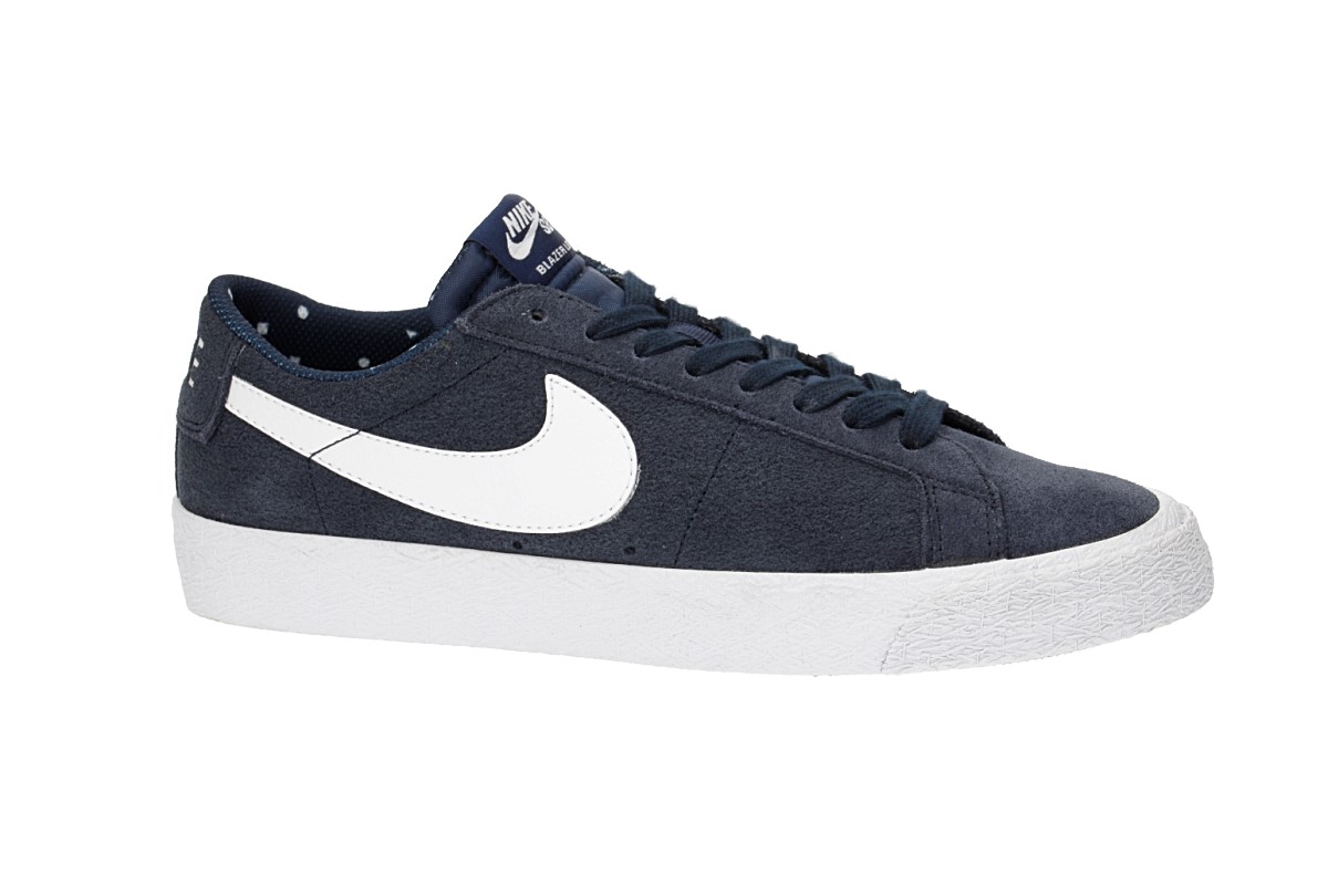 Nike SB Zoom Blazer Low Schuh (obsidian white)