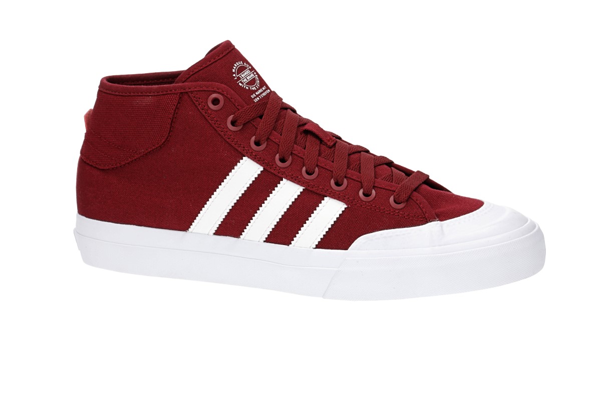 adidas Skateboarding Matchcourt Mid Chaussure (collegiate burgundy white)