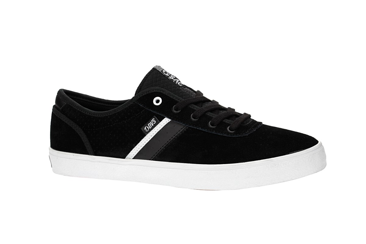 DVS Epitaph Suede Shoes (black white)