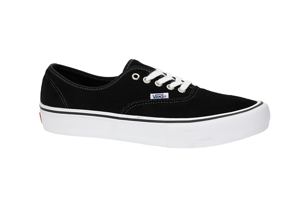 Vans Authentic Pro Suede Shoes (black) buy at skatedeluxe