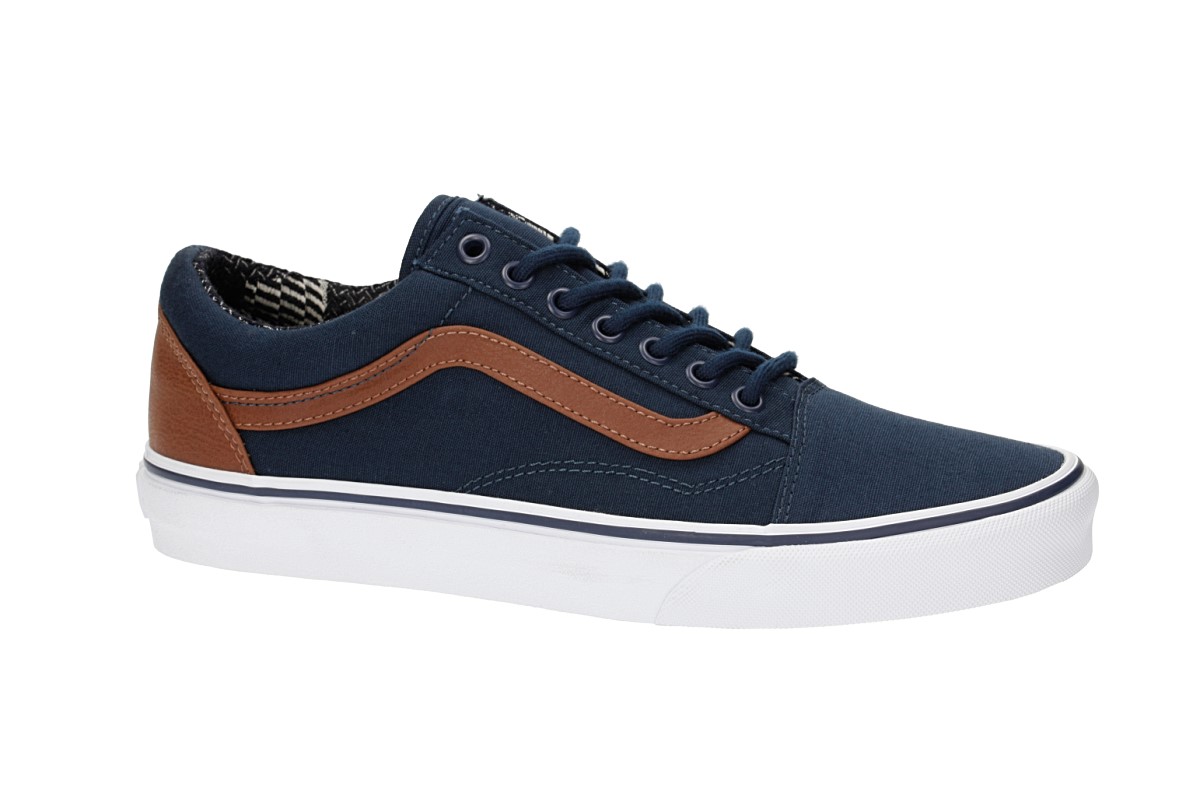 Vans Old Skool Shoes (dress blues material mix)
