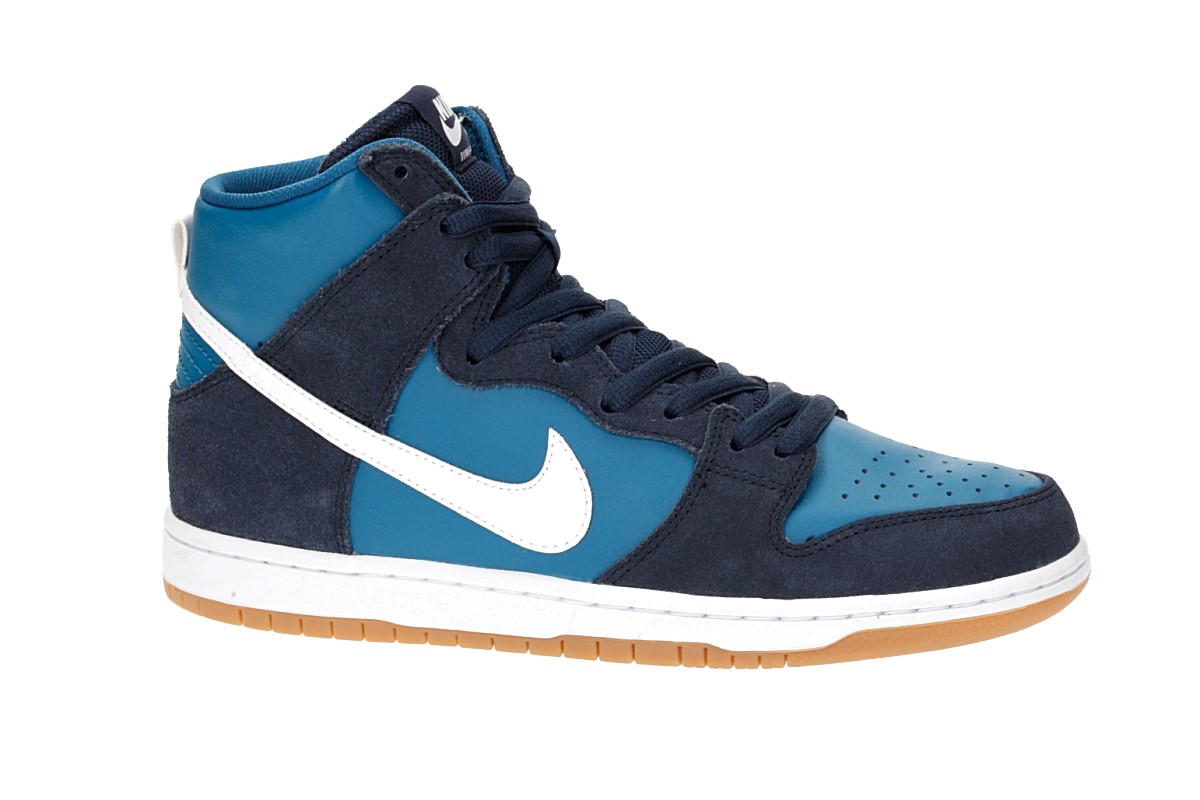 Nike SB Dunk High Pro Schuh (obsidian white industrial blue)
