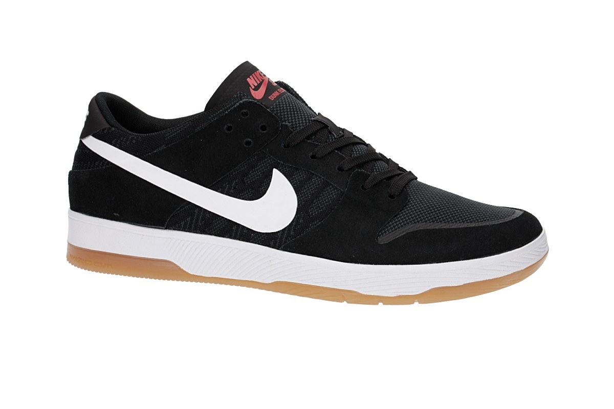 Nike SB Zoom Dunk Low Elite Schuh (black white gum light brown)