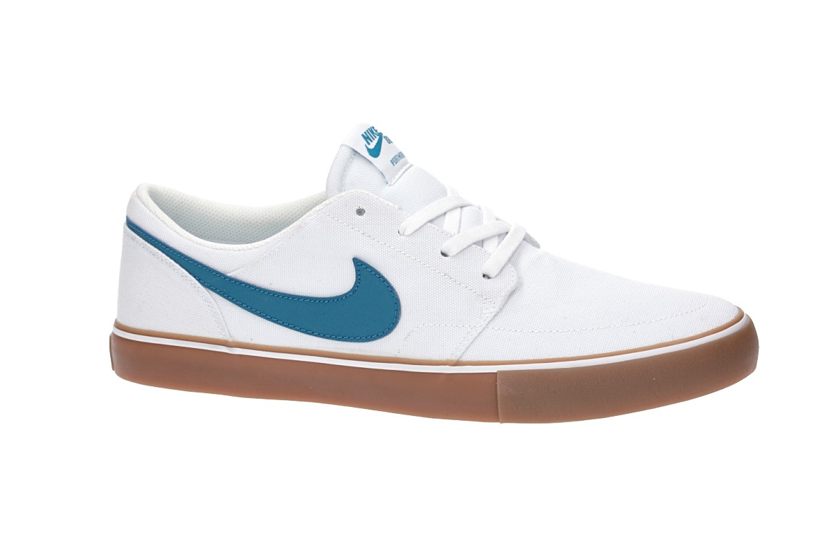Nike SB Solarsoft Portmore II Canvas Schuh (white industrial blue)