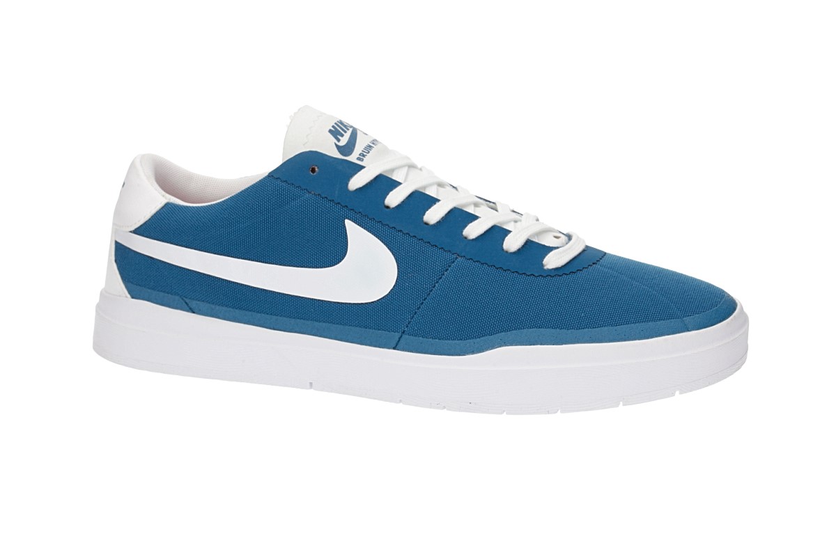 Nike SB Bruin Hyperfeel Canvas Shoes (industrial blue white)