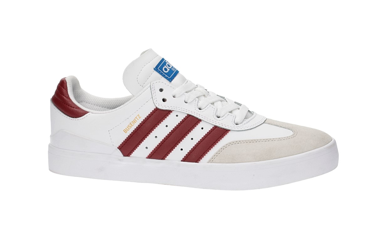 adidas Skateboarding Busenitz Vulc RX Schuh (white burgundy bluebird)