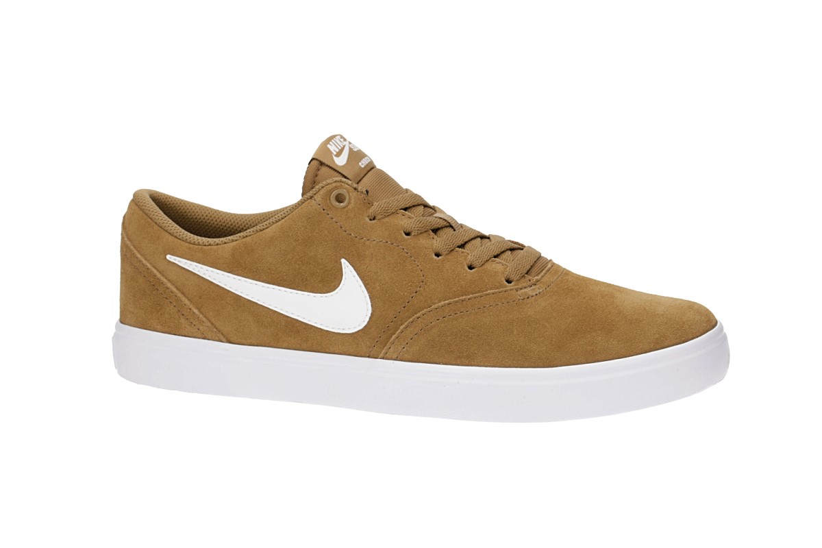 Nike SB Check Solarsoft Schuh (golden beige white)