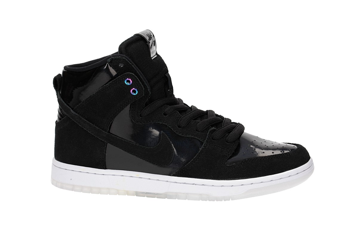 Nike SB Dunk High Pro Schuh (black black white clear)