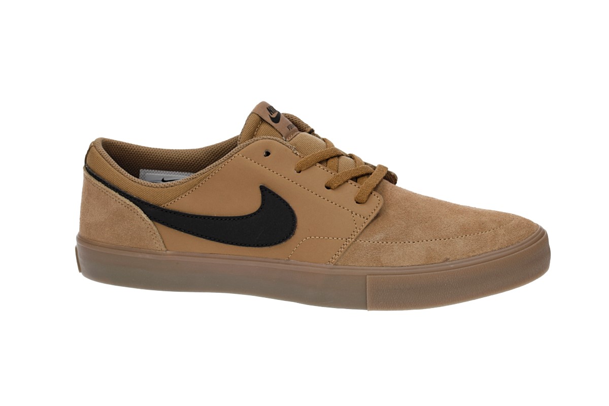 Nike SB Solarsoft Portmore II Chaussure (golden beige black)
