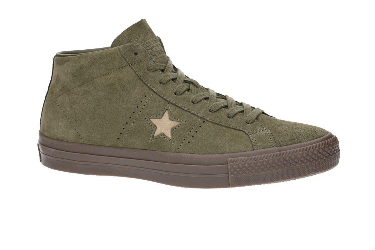 Converse One Star Pro Mid Schoen (medium olive light fawn)