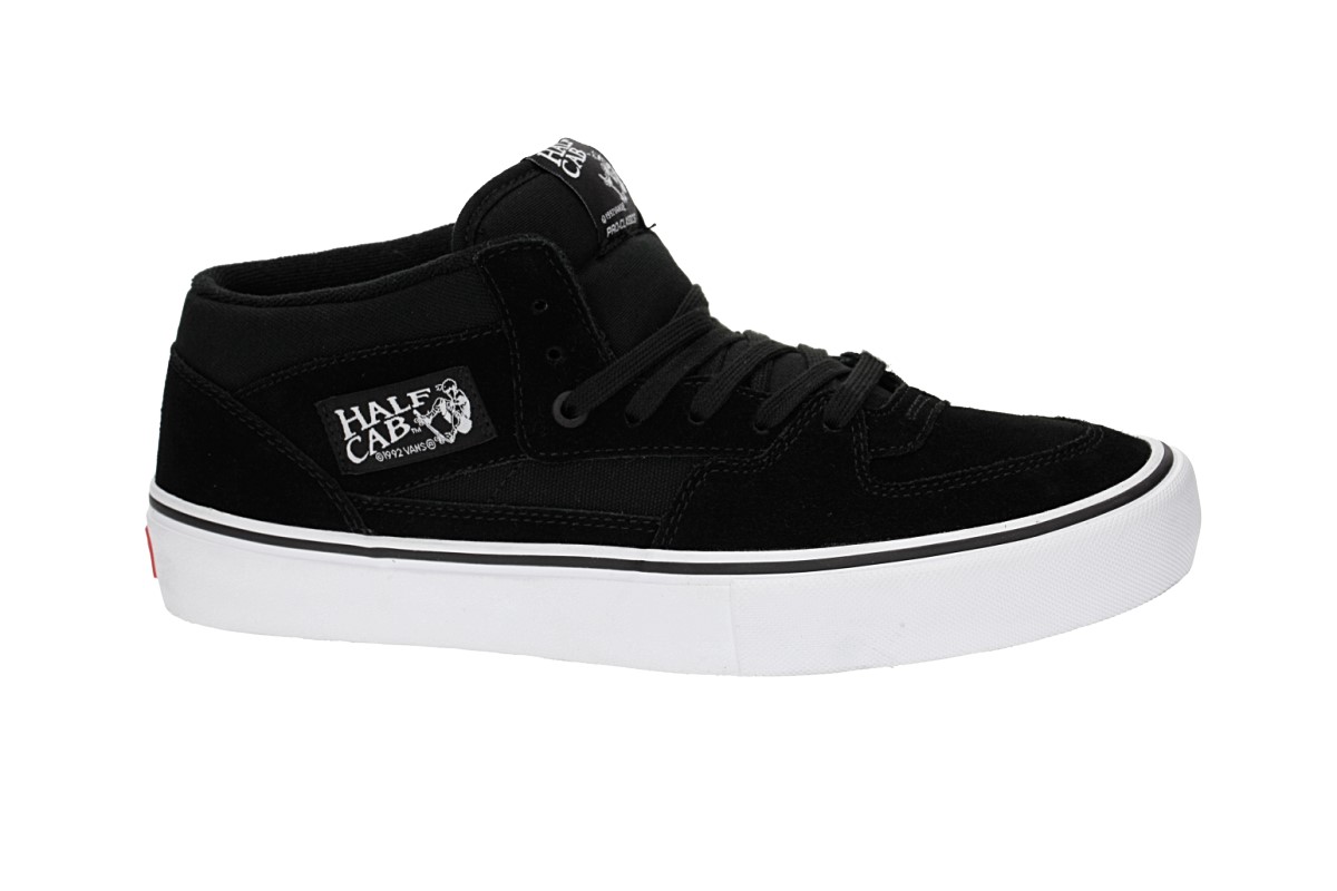 Vans Half Cab Pro Shoes (black black white) buy at skatedeluxe
