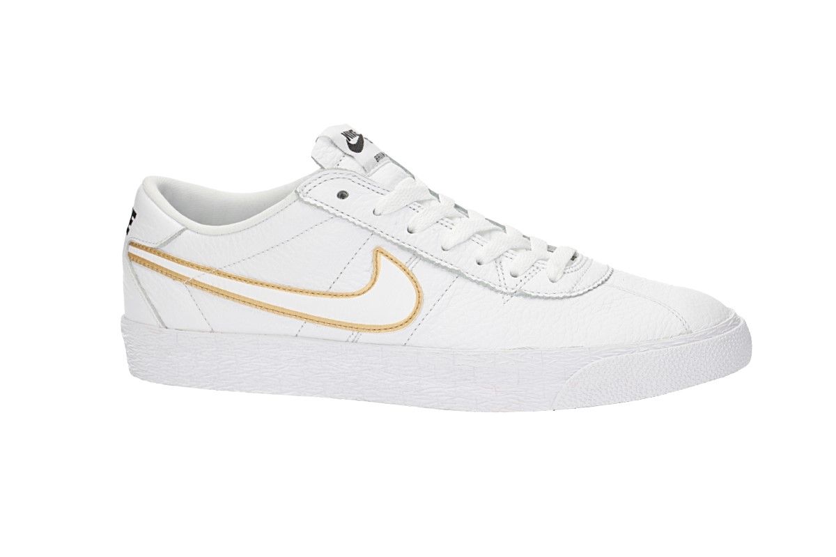 Nike SB Zoom Bruin Premium SE Chaussure (white metallic gold)