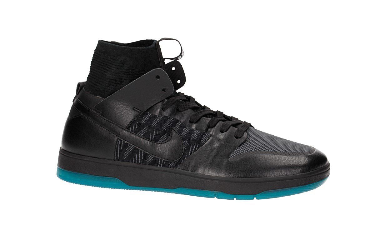Nike SB Dunk High Elite Schuh (black dark atomic teal)