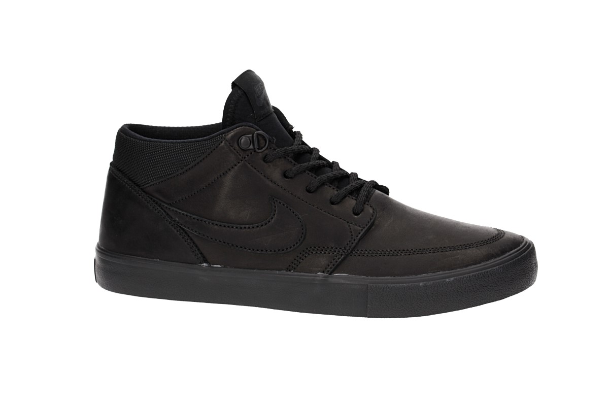 Nike SB Solarsoft Portmore II Mid Bota Shoes (black)