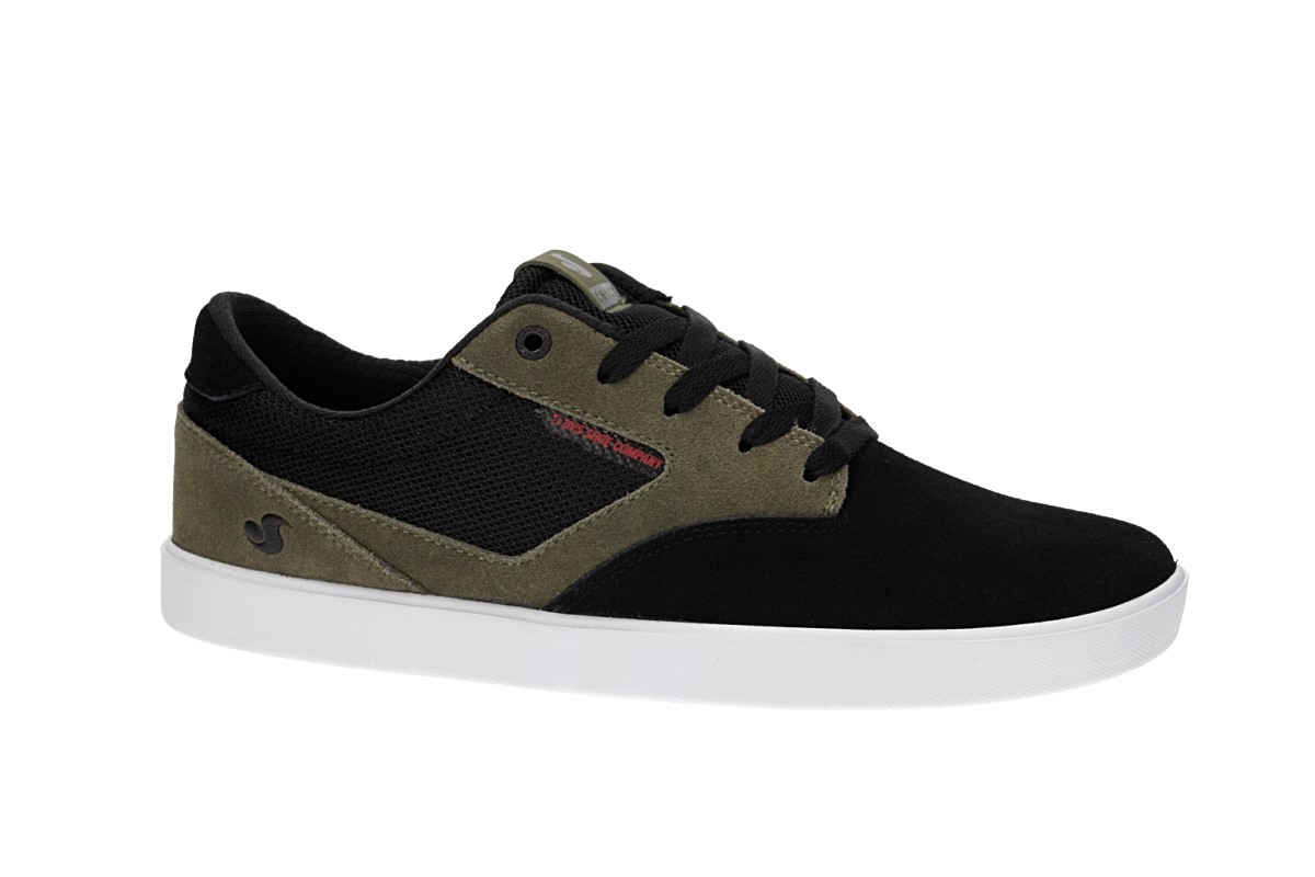 DVS Pressure SC Suede Shoes (black olive chilipepper chico)