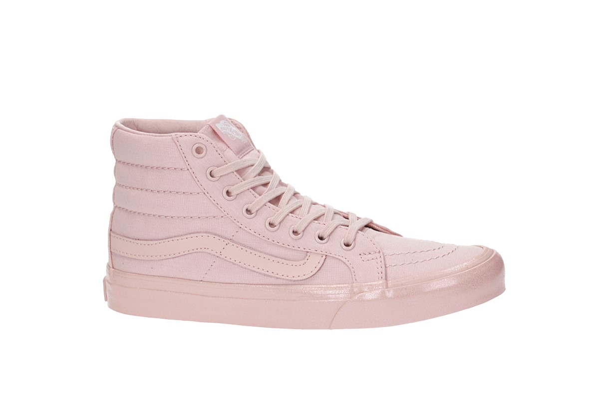 Vans Sk8-Hi Slim Zapatilla women (metallic glitter silver pink)