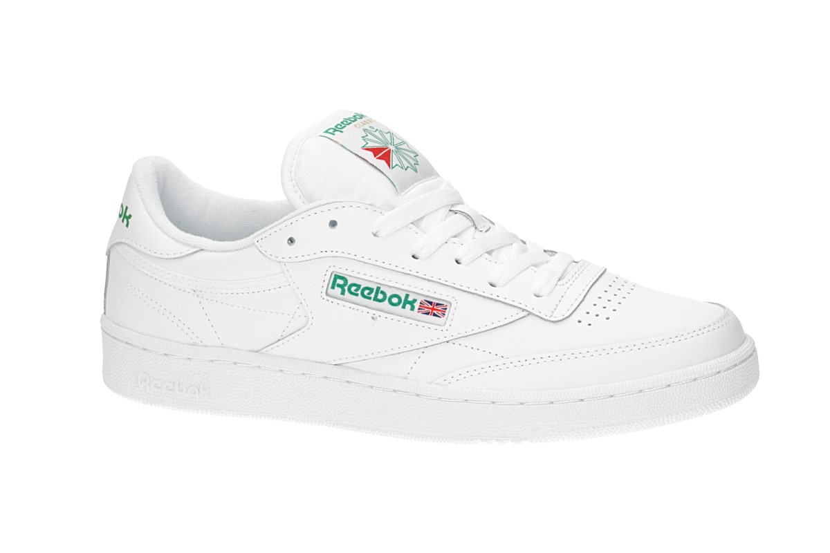 reebok classic white and green