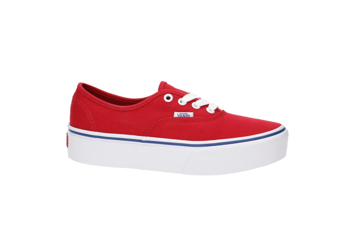 Vans Authentic Plateau 2.0 Schuh women (racing red)
