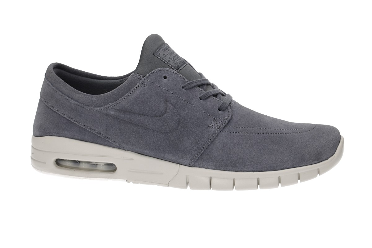 Nike SB Stefan Janoski Max Suede Schuh (dark grey light bone)